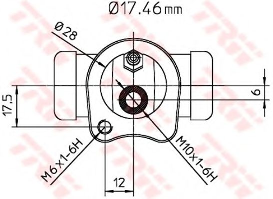 спирачно цилиндърче на колелото BWC115