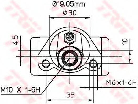 спирачно цилиндърче на колелото BWD110