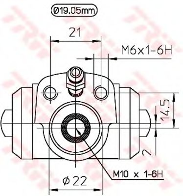 спирачно цилиндърче на колелото BWD113