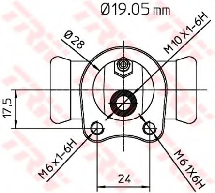 спирачно цилиндърче на колелото BWD119