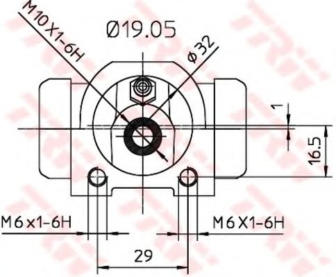 спирачно цилиндърче на колелото BWD311