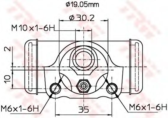 спирачно цилиндърче на колелото BWD337