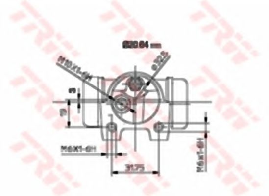 спирачно цилиндърче на колелото BWF119