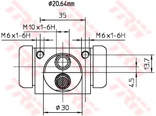 спирачно цилиндърче на колелото BWF318