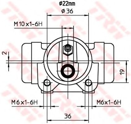 спирачно цилиндърче на колелото BWH107