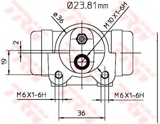 спирачно цилиндърче на колелото BWK224