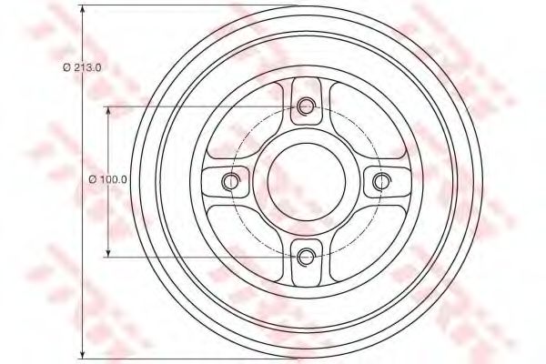спирачен барабан DB4363MR