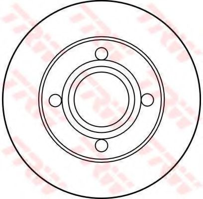 спирачен диск DF2667
