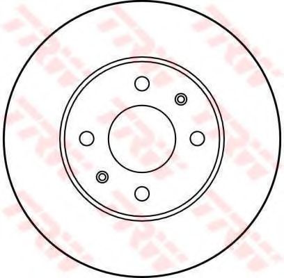 спирачен диск DF2675