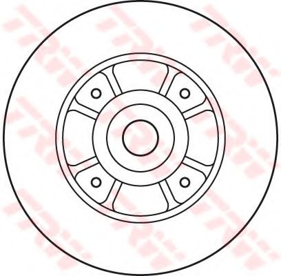 спирачен диск DF2706BS