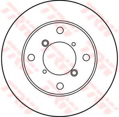 спирачен диск DF2710