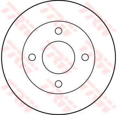 спирачен диск DF2726
