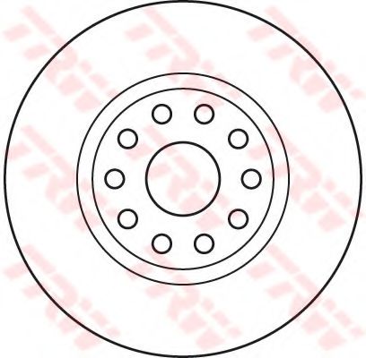 спирачен диск DF2760