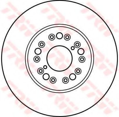 спирачен диск DF4015
