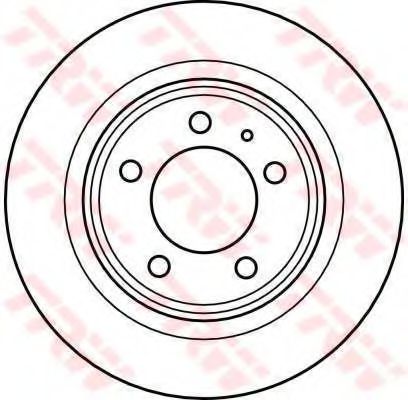 спирачен диск DF4136