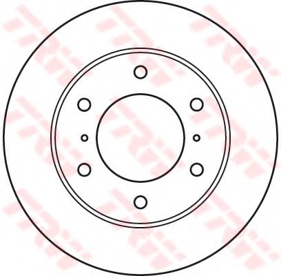 спирачен диск DF4870