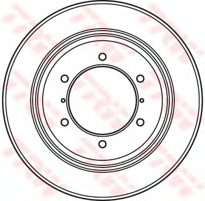 спирачен диск DF4903S