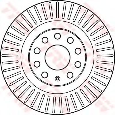 спирачен диск DF6005