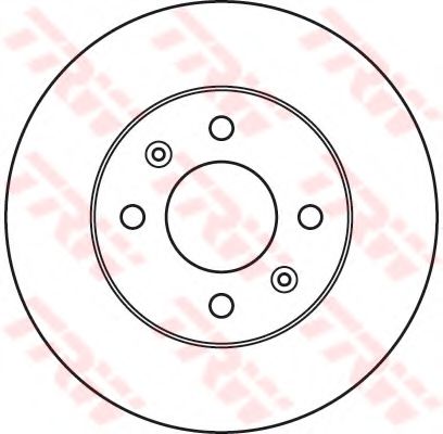 спирачен диск DF6040