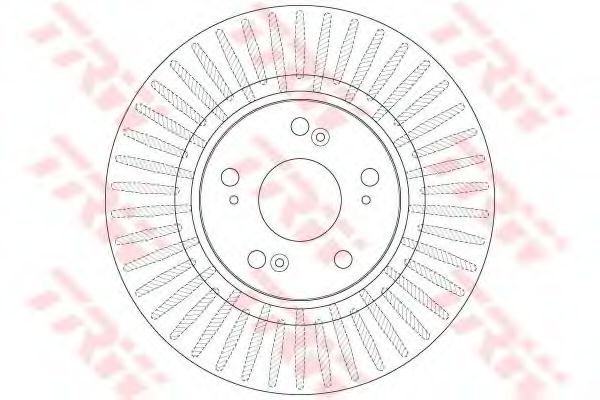 спирачен диск DF6432S