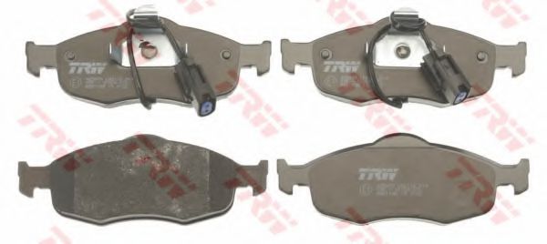 комплект спирачно феродо, дискови спирачки GDB1108