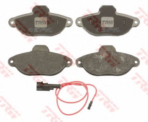 комплект спирачно феродо, дискови спирачки GDB1115