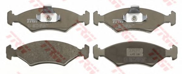 комплект спирачно феродо, дискови спирачки GDB1222