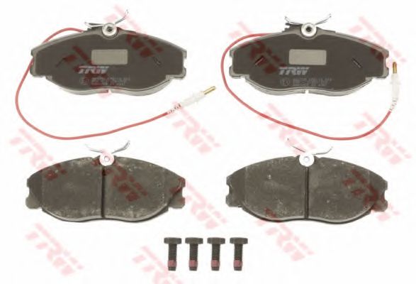 комплект спирачно феродо, дискови спирачки GDB1259