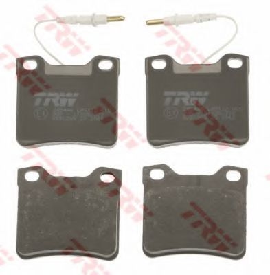 комплект спирачно феродо, дискови спирачки GDB1289