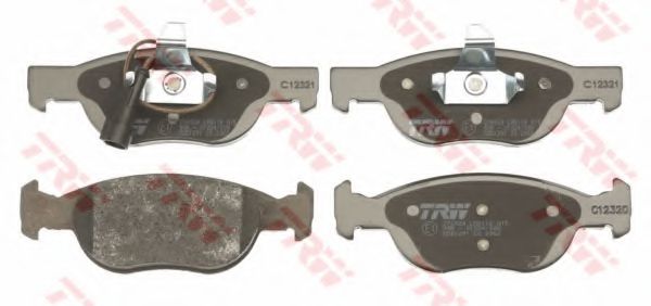 комплект спирачно феродо, дискови спирачки GDB1291