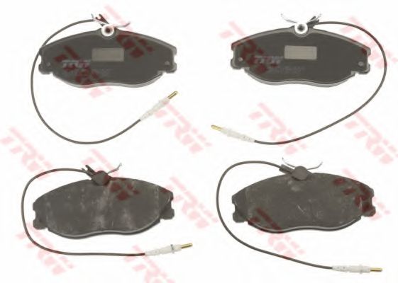 комплект спирачно феродо, дискови спирачки GDB1423