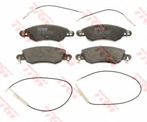 комплект спирачно феродо, дискови спирачки GDB1447