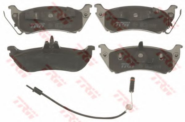 комплект спирачно феродо, дискови спирачки GDB1456