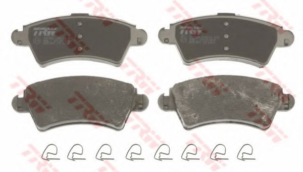 комплект спирачно феродо, дискови спирачки GDB1501