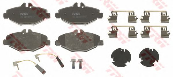 комплект спирачно феродо, дискови спирачки GDB1542