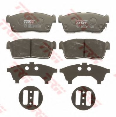 комплект спирачно феродо, дискови спирачки GDB3276