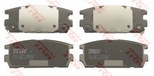 комплект спирачно феродо, дискови спирачки GDB3296