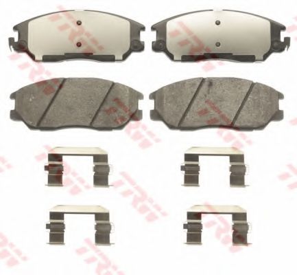 комплект спирачно феродо, дискови спирачки GDB3465