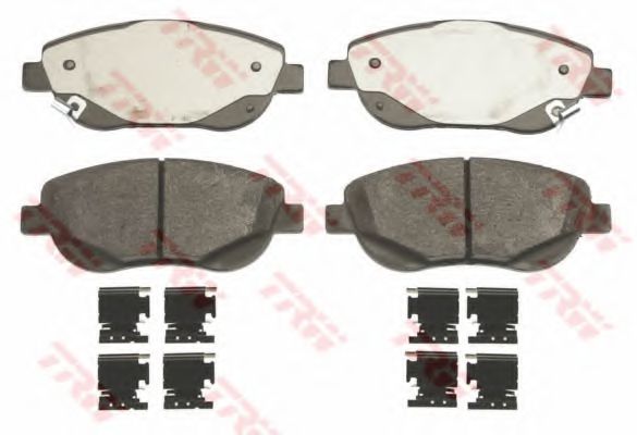 комплект спирачно феродо, дискови спирачки GDB3511