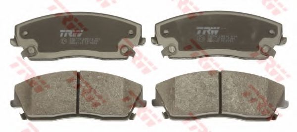 комплект спирачно феродо, дискови спирачки GDB4140