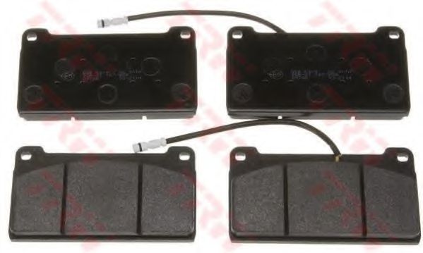 комплект спирачно феродо, дискови спирачки GDB5074