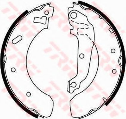 комплект спирачна челюст GS6215