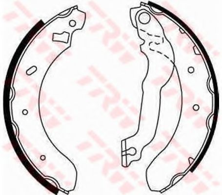 комплект спирачна челюст GS6255