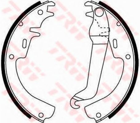 комплект спирачна челюст GS8015