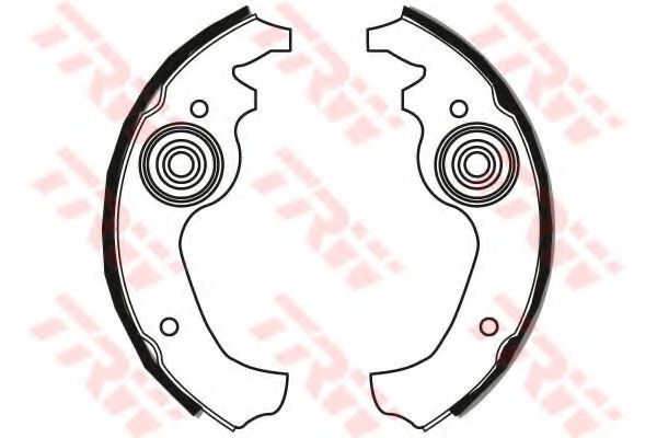 комплект спирачна челюст GS8233