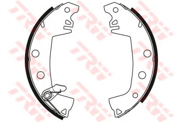 комплект спирачна челюст GS8316