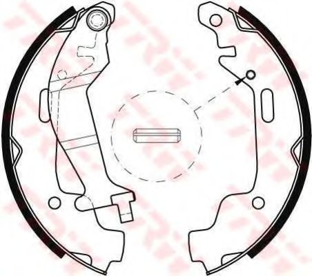 комплект спирачна челюст GS8468