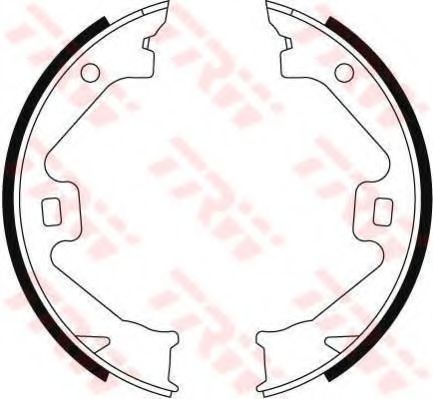 комплект спирачна челюст, ръчна спирачка GS8469