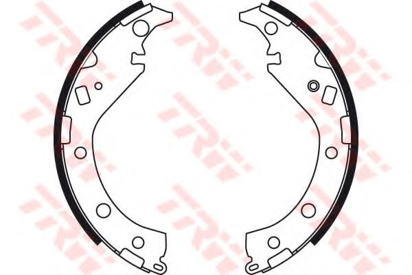 комплект спирачна челюст GS8492
