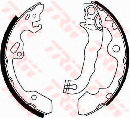 комплект спирачна челюст GS8636